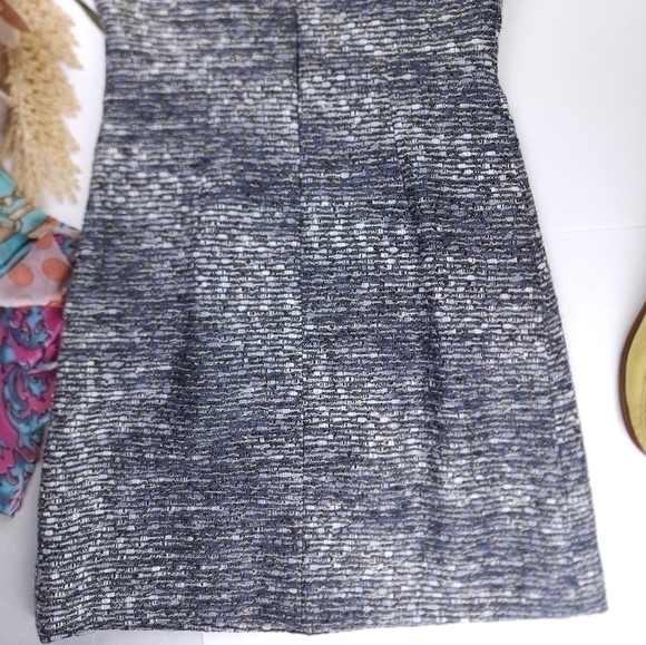 Diane Von Furstenberg Grey Tweed  Dress 2 - Picture 9 of 13